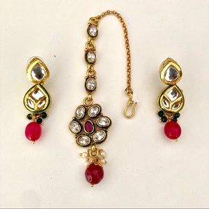 [New] Beautiful Earrings & Tika Indian Wedding Jewelry